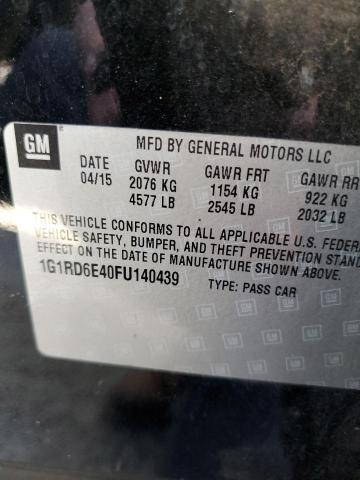 VIN 1G1RD6E40FU140439 2015 Chevrolet Volt no.12