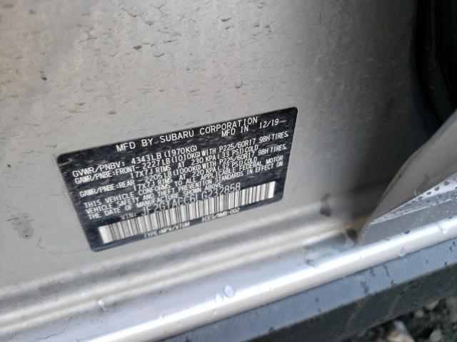 JF2GTACC6LG232858 Subaru Crosstrek Premium