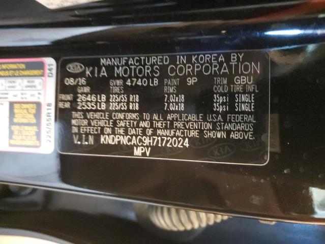 KNDPNCAC9H7172024 KIA Sportage Ex