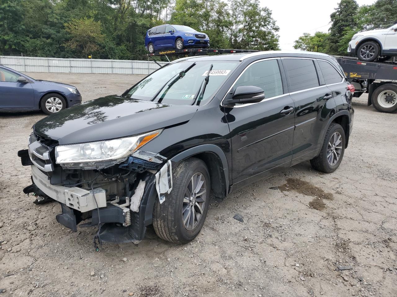 5TDJZRFH6HS468058 TOYOTA HIGHLANDER 2017