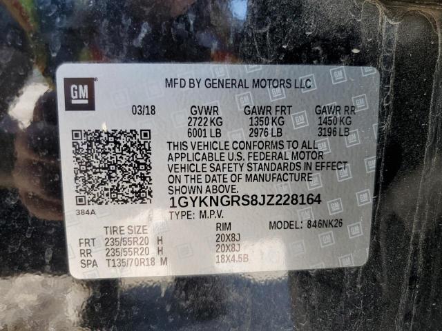 1GYKNGRS8JZ228164 Cadillac Xt5 Platinum