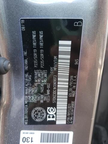 5TDXZ3DC1KS969073 2019 TOYOTA SIENNA - Image 13