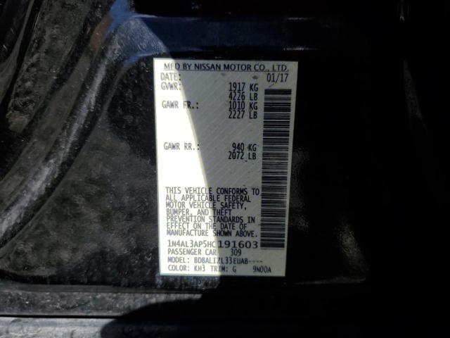 1N4AL3AP5HC191603 Nissan ALTIMA 2.5