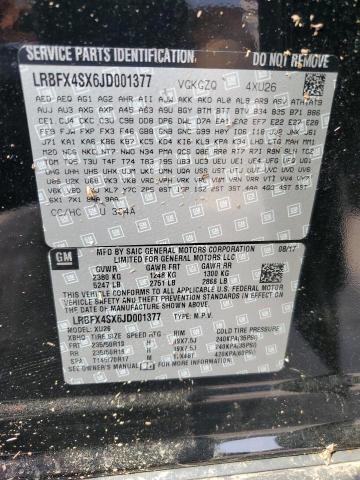 LRBFX4SX6JD001377 Buick Envision Premium Ii