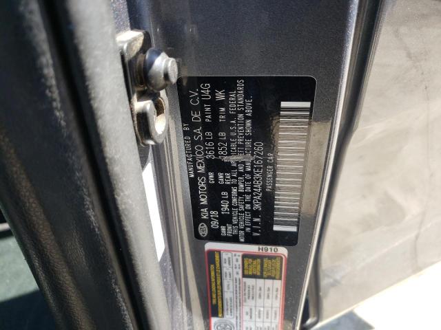 3KPA24AB3KE167260 KIA RIO S