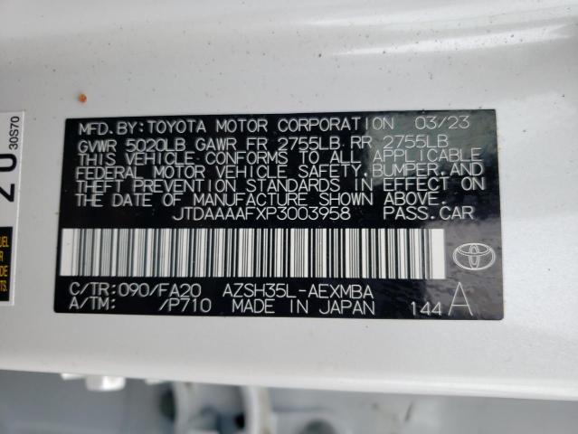 2023 TOYOTA CROWN XLE JTDAAAAFXP3003958