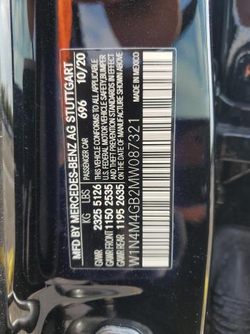 W1N4M4GB2MW087321 Mercedes-Benz GLB 250