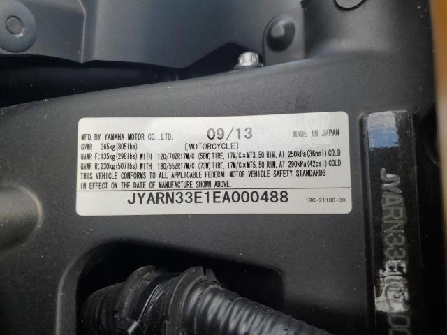 2014 YAMAHA FZ09 JYARN33E1EA000488