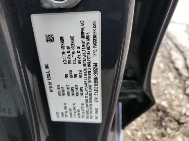 5YJ3E1EB0NF205244 Tesla MODEL 3