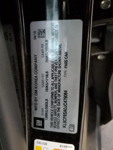 KL8CF6SA0JC479064 Chevrolet Spark 2lt