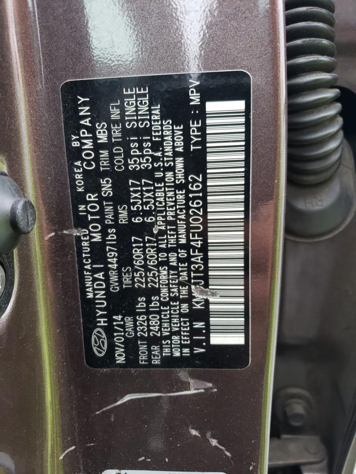 KM8JT3AF4FU026162 2015 Hyundai Tucson Gls