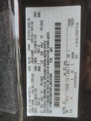 1FMEE5BPXPLB03350 Ford Bronco Base