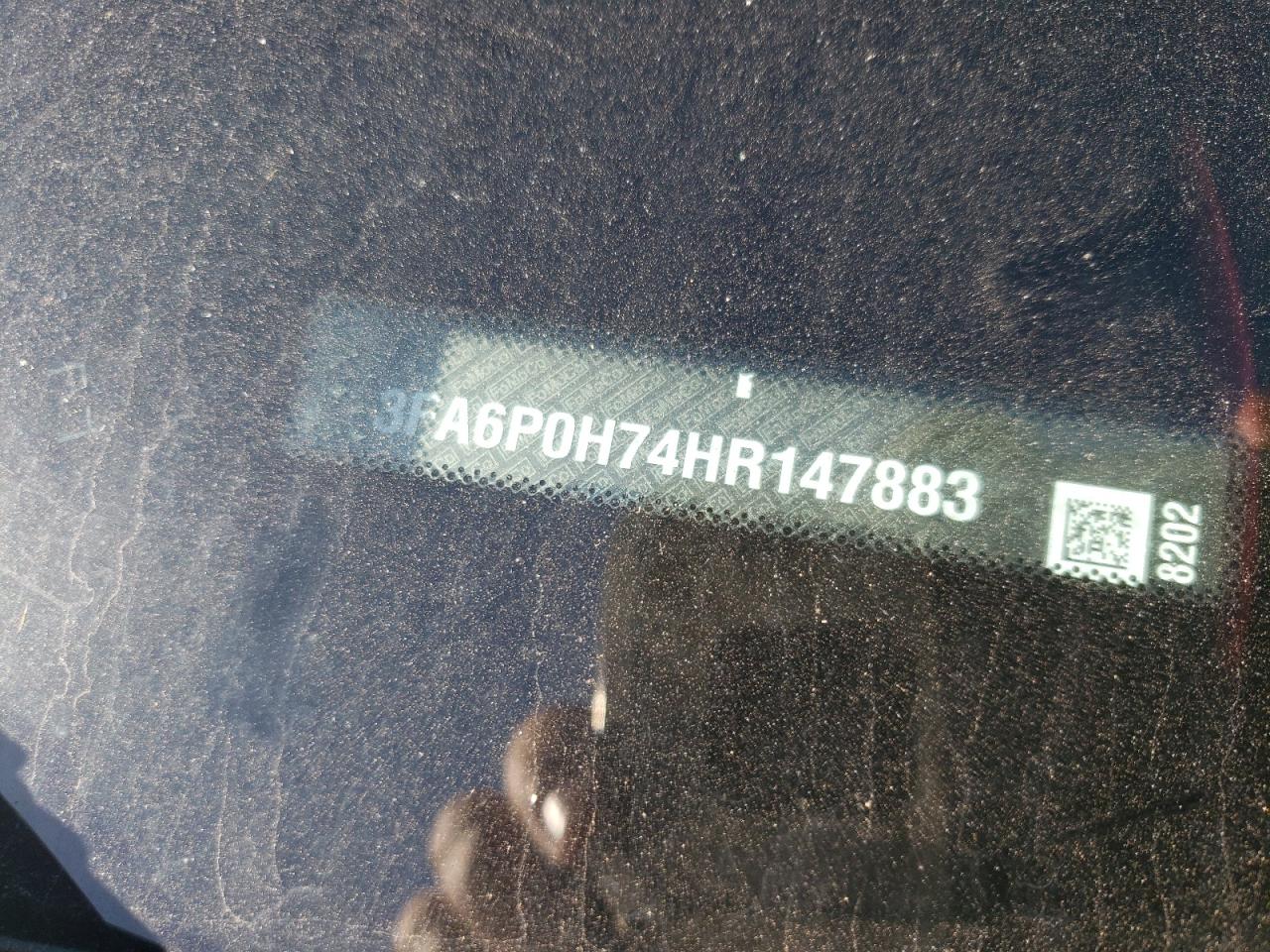 3FA6P0H74HR147883 FORD FUSION 2017