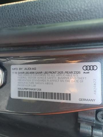 2017 AUDI A3 E-TRON - WAUUPBFF2HA081204