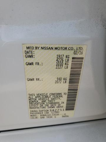 1N4AL3AP5GN342751 Nissan ALTIMA 2.5