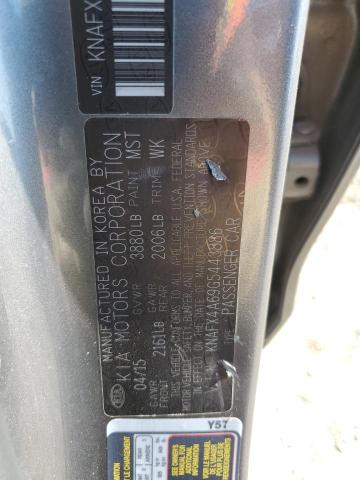 KNAFX4A69G5443886 KIA FORTE LX