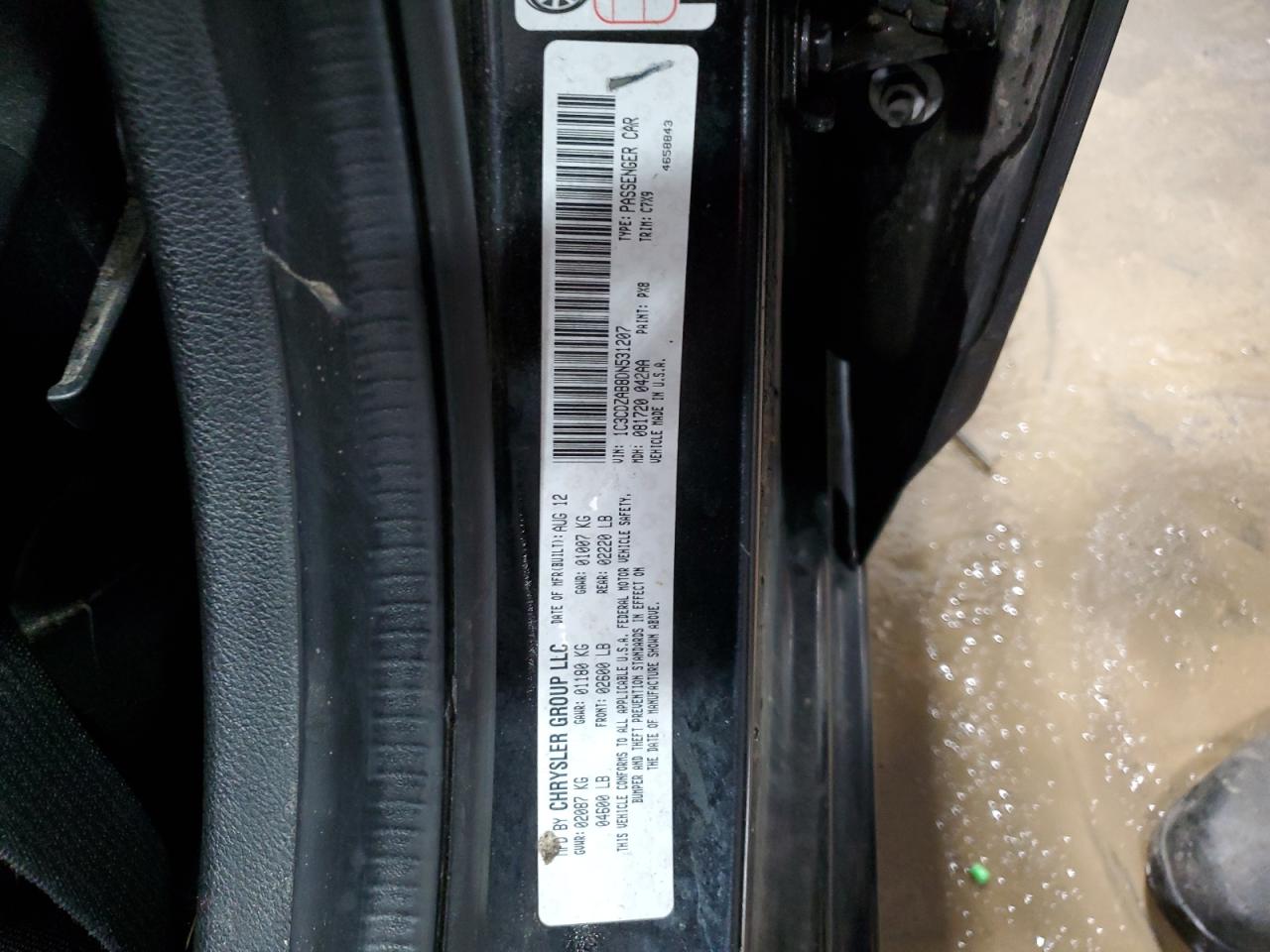 1C3CDZAB8DN531207 2013 Dodge Avenger Se