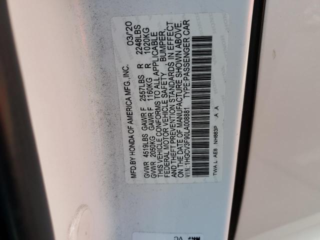 2020 HONDA ACCORD TOU - 1HGCV3F90LA008881