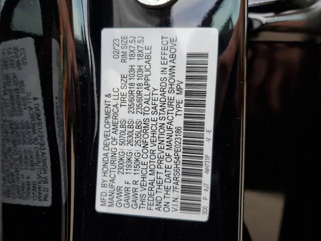 2023 HONDA CR-V SPORT - 7FARS6H54PE023186