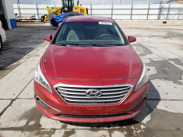 5NPE24AF0GH359369 Auction: COPART Lot: 69456213 Location: UT - OGDEN 5NPE24AF0GH359369 HYUNDAI SONATA 2016 RED Photo 5