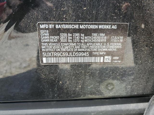 5UXTR9C59JLD59945 2018 BMW X3, photo no. 12