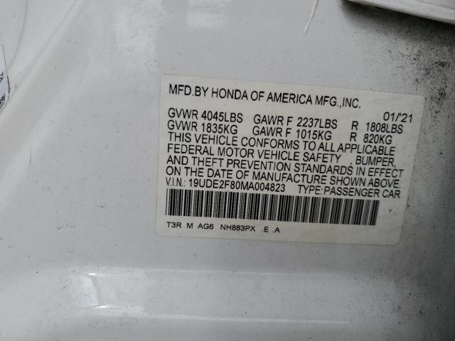 19UDE2F80MA004823 Acura ILX PREMIU 12