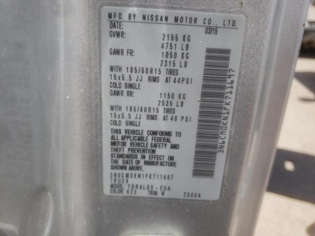 3N6CM0KN1FK711697 Nissan NV200 2.5S