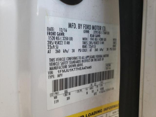 1FMJU1KT7HEA47445 Ford Expedition Limited