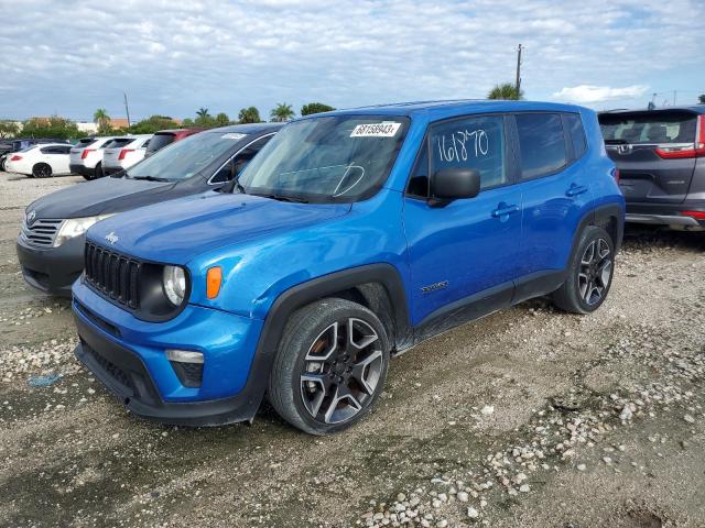 Auction sale of the 2020 Jeep Renegade Sport, vin: ZACNJAAB9LPL74319, lot number: 68158943