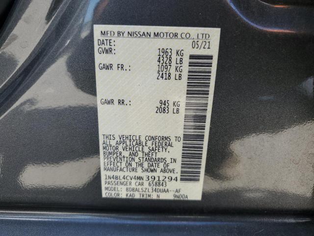 1N4BL4CV4MN391294 Nissan ALTIMA SR