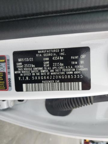 5XXG64J20NG085335 KIA K5 GT LINE