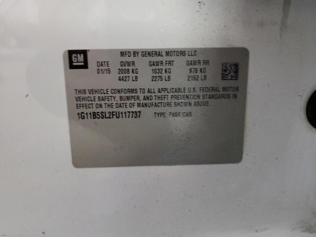 1G11B5SL2FU117737 Chevrolet MALIBU LS