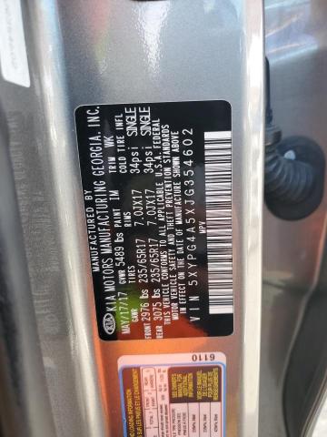 5XYPG4A5XJG354602 KIA SORENTO LX