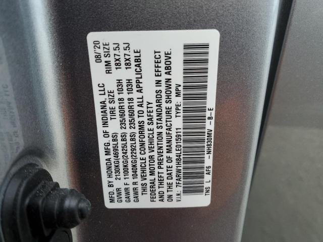 7FARW1H84LE015911 2020 Honda Cr-V Exl