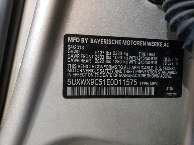 5UXWX9C51E0D11575 2014 BMW X3, photo no. 13