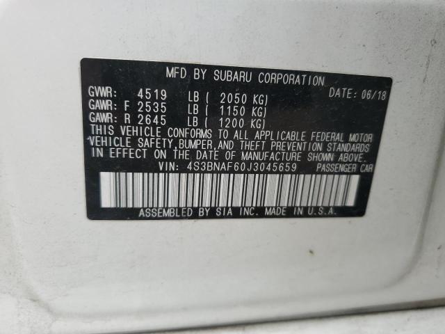 4S3BNAF60J3045659 Subaru Legacy 2.5i Premium