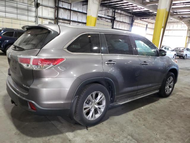 VIN 5TDJKRFHXES054412 2014 Toyota Highlander, Xle no.3