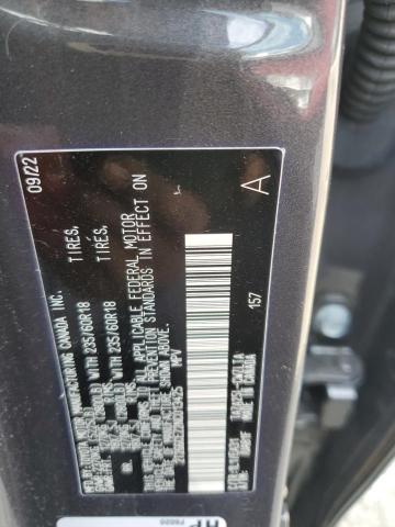 2022 LEXUS NX 350 2T2GGCEZ2NC013425