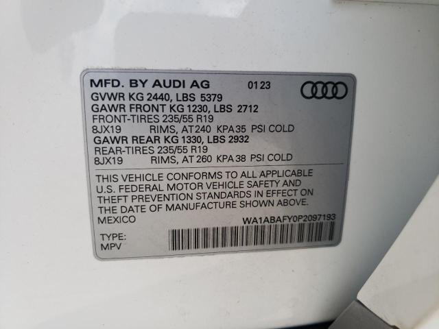 WA1ABAFY0P2097193 2023 AUDI Q5, photo no. 13