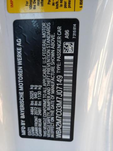 WBA2M7C03M7J07149 BMW 230I