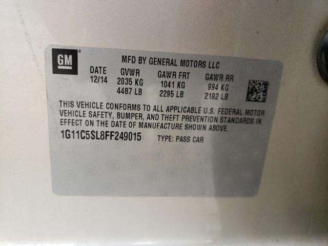 2015 CHEVROLET MALIBU  LT - 1G11C5SL8FF249015