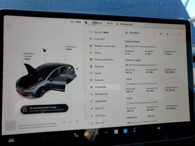 5YJ3E1EA0PF436610 Auction: COPART Lot: 66765753 Location: ELECTRIC VEHICLE AUCTION 5YJ3E1EA0PF436610 TESLA MODEL 3 2023 GRAY Photo 9