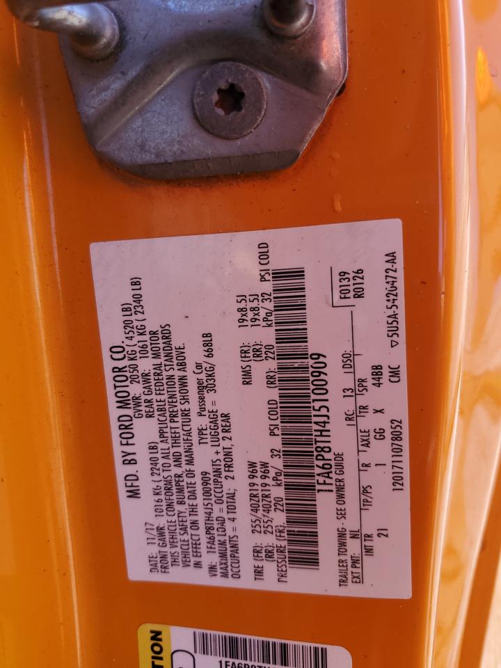 1FA6P8TH4J5100909 FORD ALL Models 2018