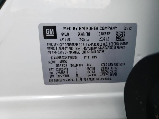 KL4MMBS23NB100583 Buick Encore Gx Preferred