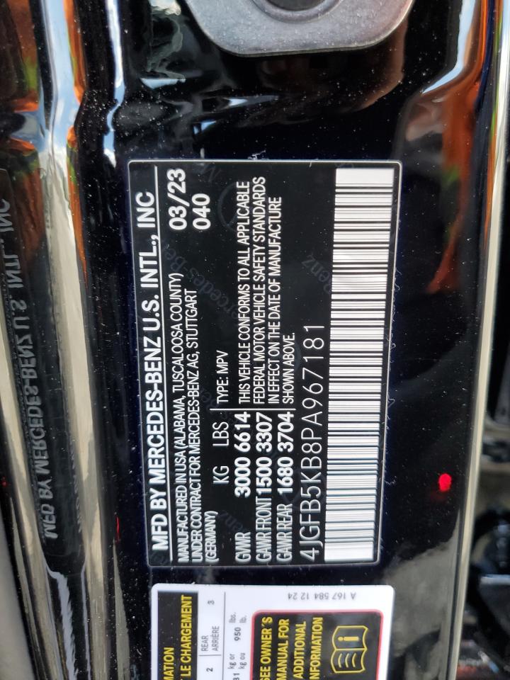 4JGFB5KB8PA967181 MERCEDES-BENZ GLE-CLASS 2023