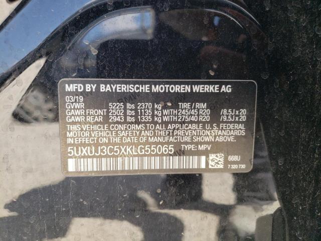 5UXUJ3C5XKLG55065 BMW X4 Xdrive30i