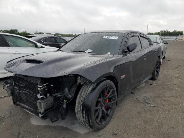 Lot #2414314189 2019 DODGE CHARGER SC salvage car