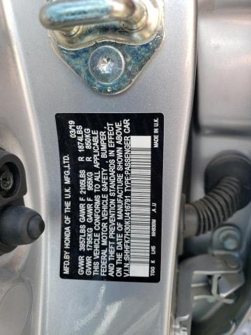 SHHFK7H30KU416791 Honda Civic Lx