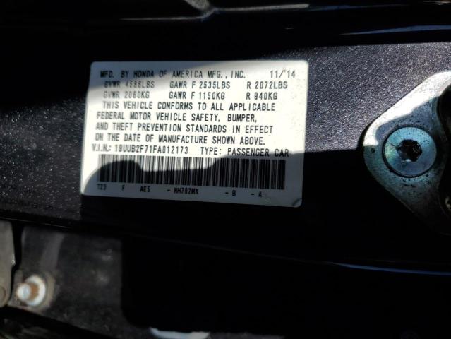 2015 ACURA TLX ADVANC 19UUB2F71FA012173