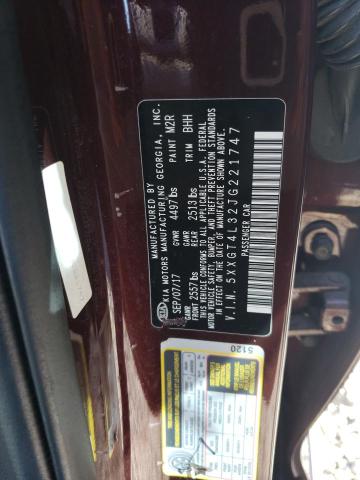 5XXGT4L32JG221747 KIA Optima Lx